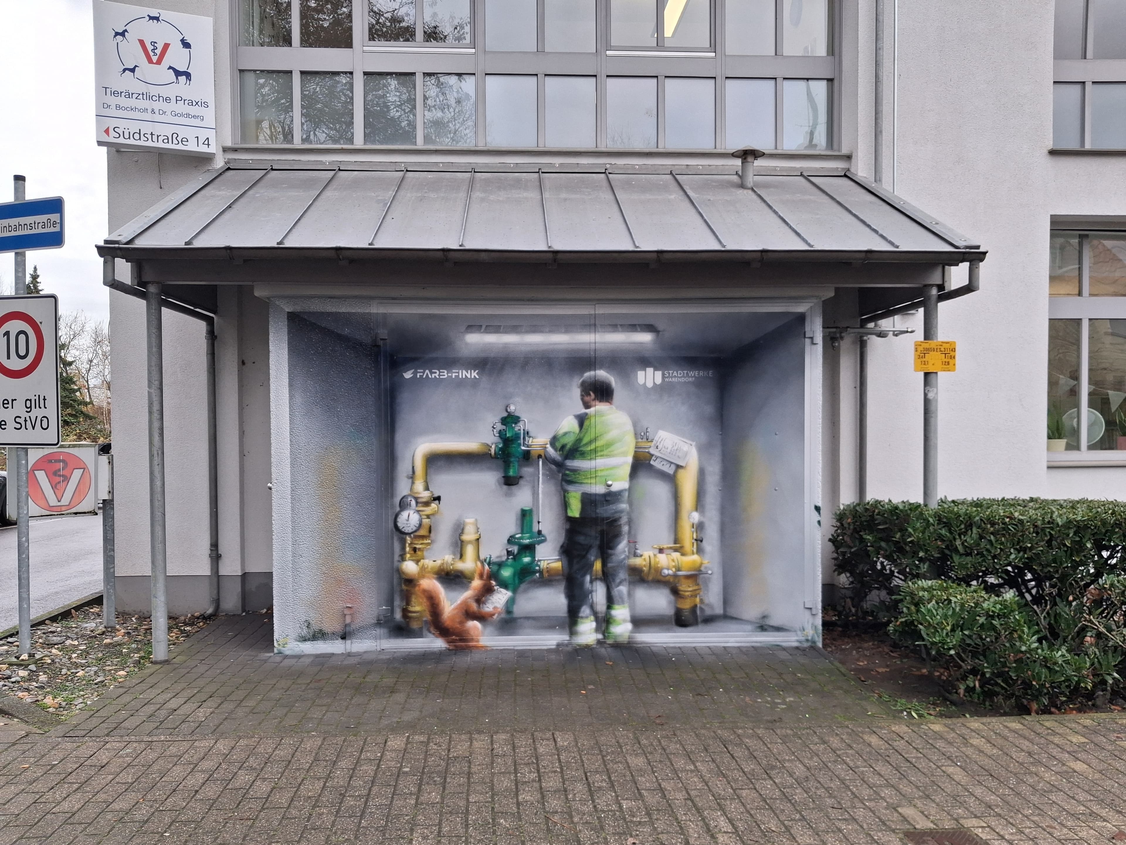 Innenleben Gasdruckanlage Stadtwerke Warendorf